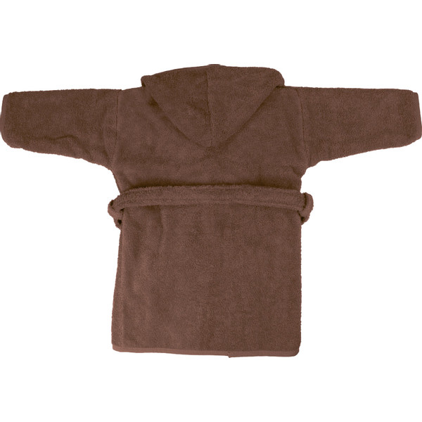 MamaLoes Badstof Chocolade Bruin 1-2jr Kinder Badjas ML010322