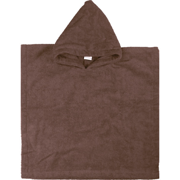 MamaLoes Badstof Chocolade Bruin Baby Poncho ML010515