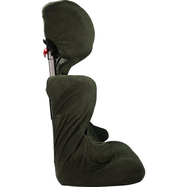 MamaLoes Badstof Groen Groep 2/3 Autostoelhoes ML010802