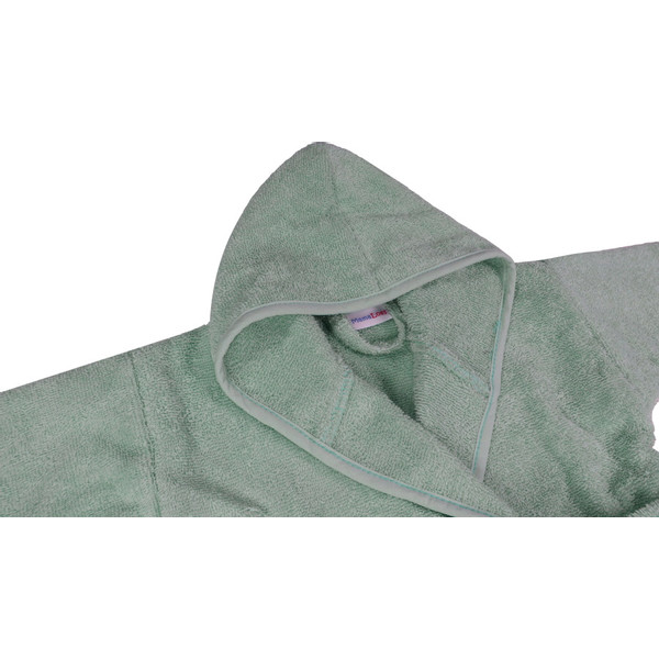 MamaLoes Badstof Stone Green 1-2jr Badjas ML5387