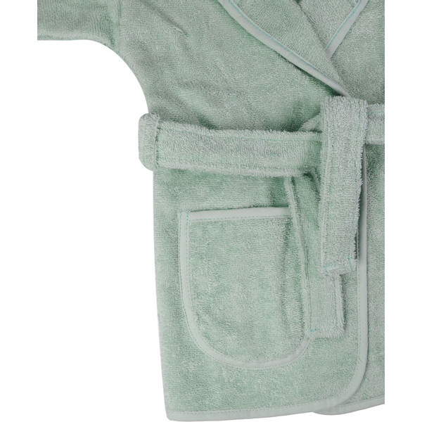 MamaLoes Badstof Stone Green 1-2jr Badjas ML5387