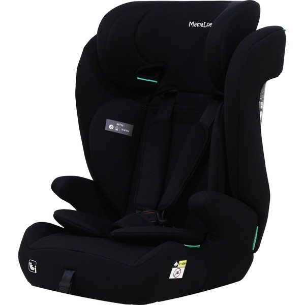 MamaLoes Bas Zwart 76-150 cm i-Size Autostoel