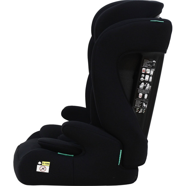 MamaLoes Bas Zwart 76-150 cm i-Size Autostoel