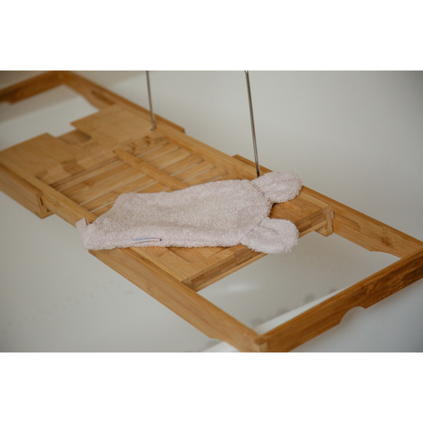 MamaLoes Beer Badstof Lila Baby Washand ML010246
