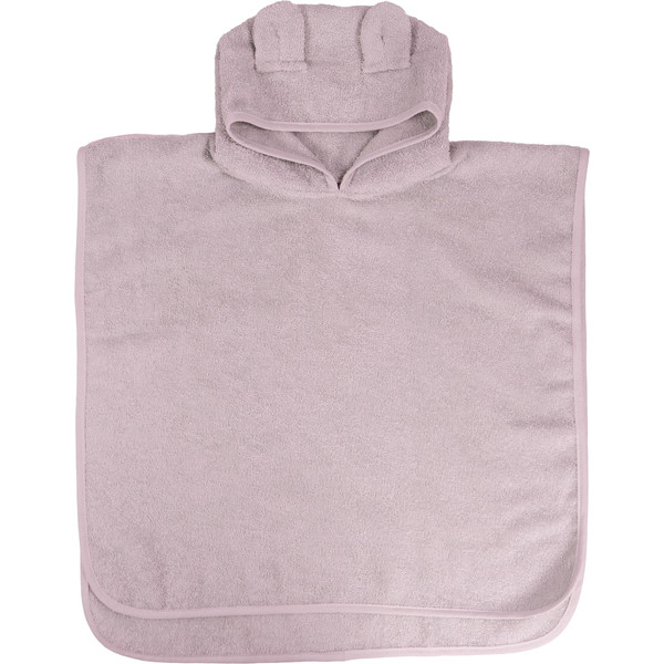 MamaLoes Beer Badstof Lila Kinder Badponcho ML010512