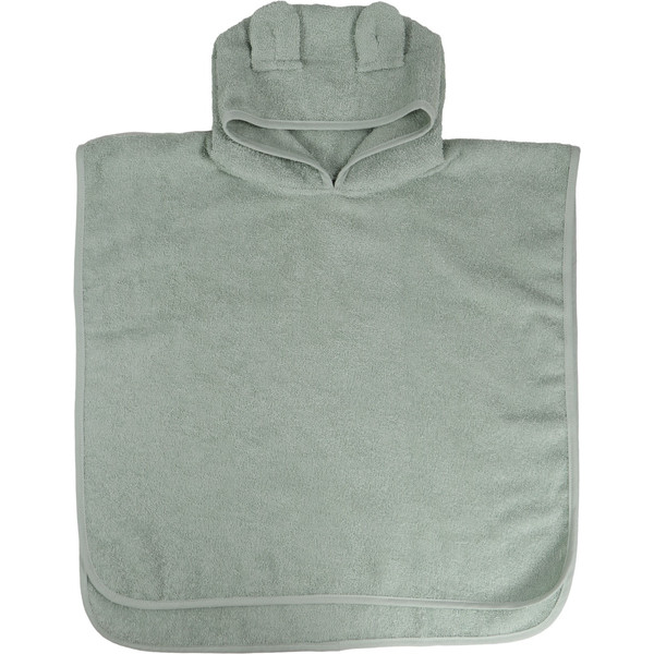 MamaLoes Beer Badstof Stone Green Kinder Badponcho ML010509