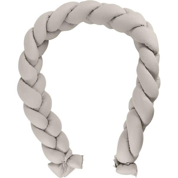 MamaLoes Beige 210 cm Braided Bedbumper