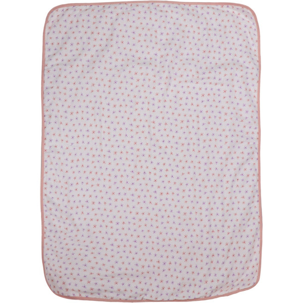 MamaLoes Bloemen Roze 3-Laags Hydrofiel 75 x 100 cm Wiegdeken