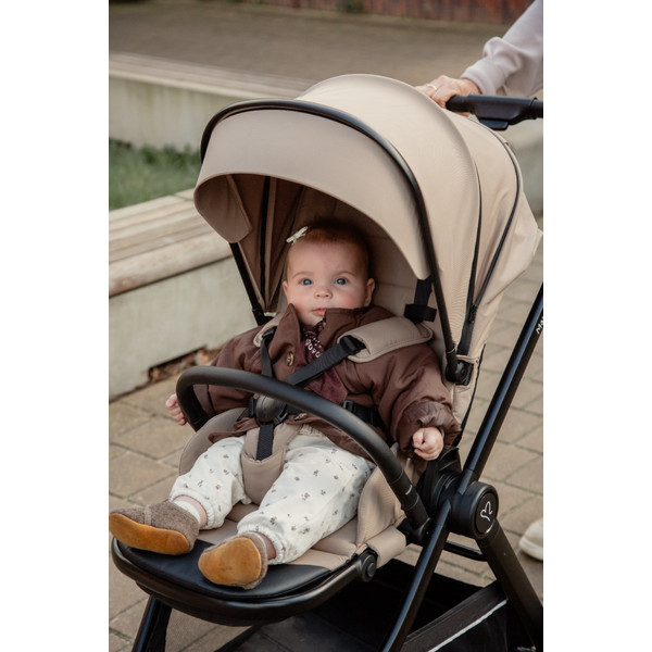 MamaLoes Bodi Zwart 3-in-1 Kinderwagen incl. Autostoel