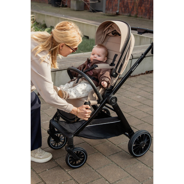 MamaLoes Bodi Zwart 3-in-1 Kinderwagen incl. Autostoel