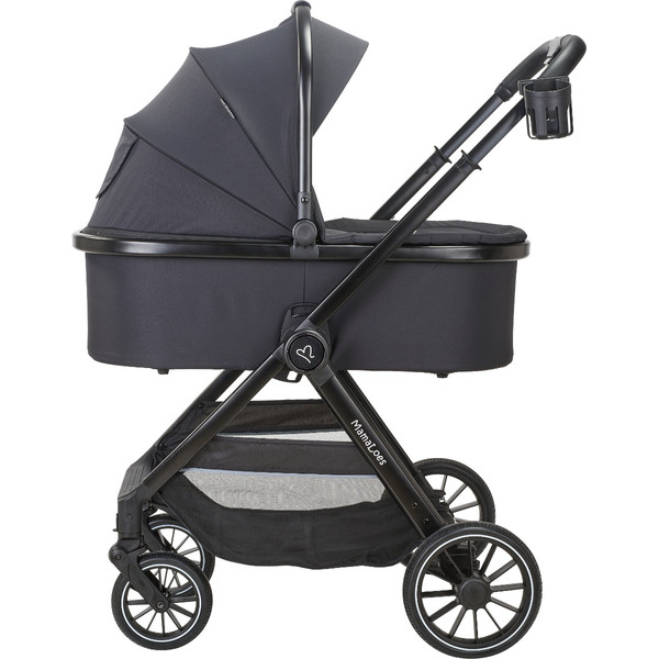 MamaLoes Bodi Zwart 3-in-1 Kinderwagen incl. Autostoel