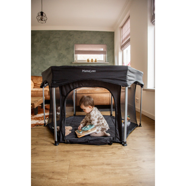 Mamaloes Boris Beige 6-Hoekige Inklapbare Baby Box ML040608