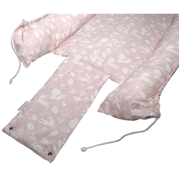 MamaLoes Botanical Animals Roze Babynest