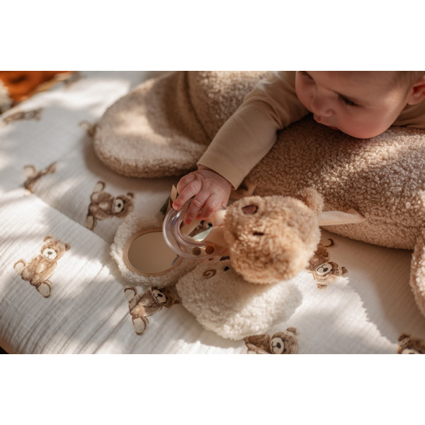 MamaLoes Teddy Beer Hydrofiel 80 x 100 cm Boxkleed ML020268