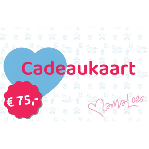 MamaLoes Cadeaukaart t.w.v. 75,-