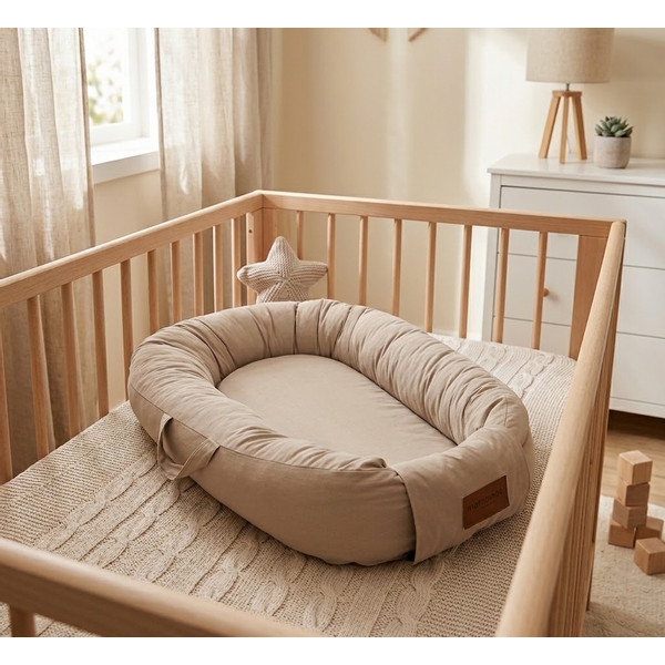 MamaLoes Cappuccino Deluxe Babynest