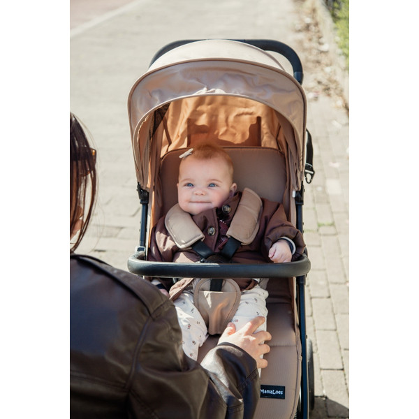 MamaLoes Cato Beige Shopper Wandelwagen