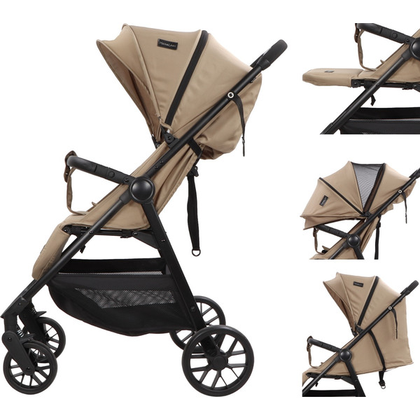 MamaLoes Cato Beige Shopper Wandelwagen