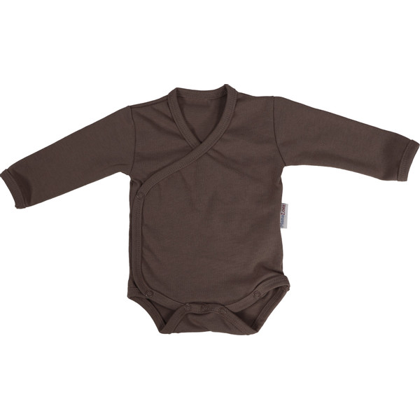 MamaLoes Chocolade Maat 62 Lange Mouw Overslag Romper ML010248