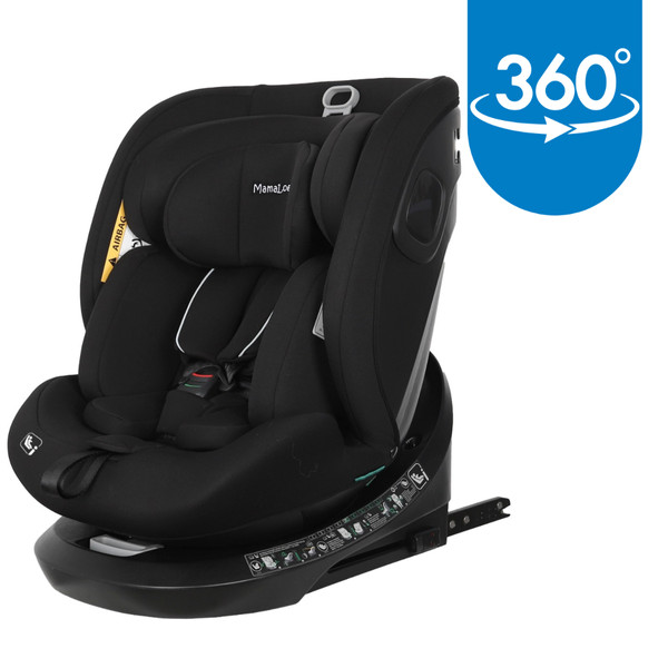 MamaLoes Dani Zwart 40-150 cm 360° i-Size Autostoel ML050220