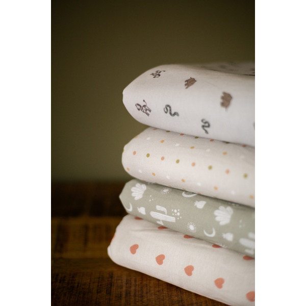 MamaLoes Stippen Fleece 70x90cm Babydeken ML010611