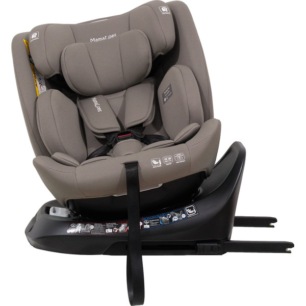 MamaLoes Demian Taupe 40-150 cm 360° i-Size Autostoel