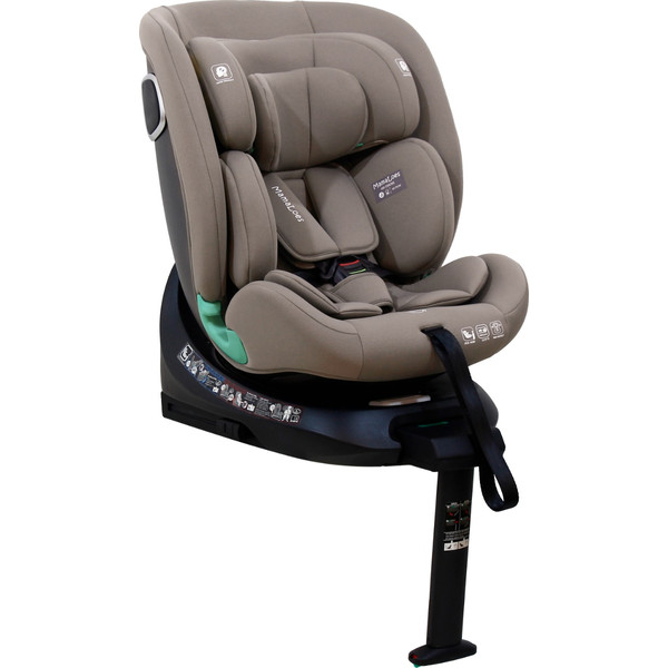 MamaLoes Demian Taupe 40-150 cm 360° i-Size Autostoel