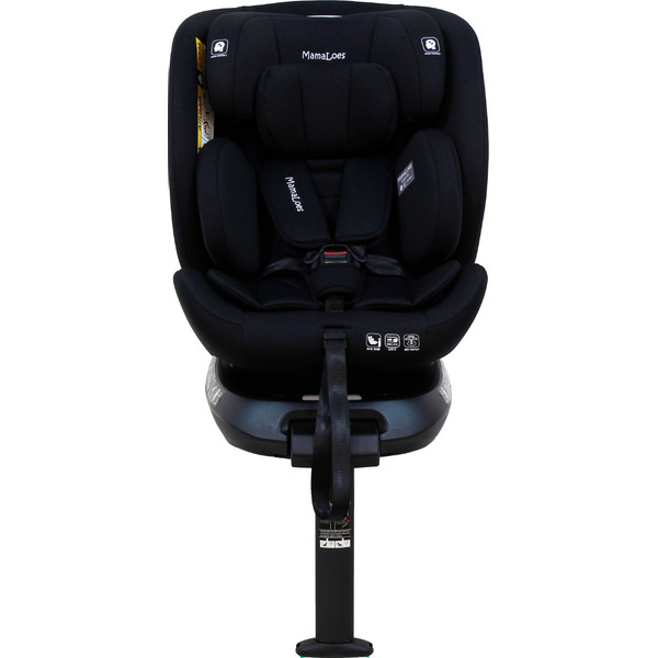 MamaLoes Demian Zwart 40-150 cm 360° i-Size Autostoel - Set van 2