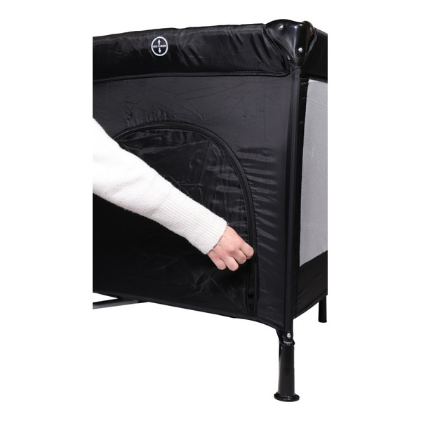 Ding Deluxe Black Campingbedje incl. Bodemverhoger DI-151805