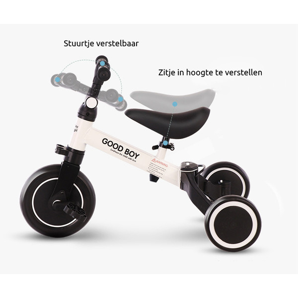 Eco Toys Geel 4-in-1 Loopfiets HC500041