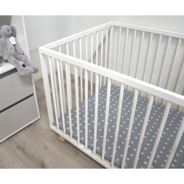 MamaLoes Grey/White Stars Boxdek W-388571