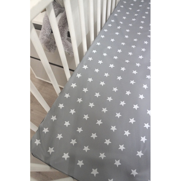 MamaLoes Grey/White Stars Boxdek W-388571