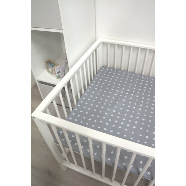MamaLoes Grey/White Stars Boxdek W-388571