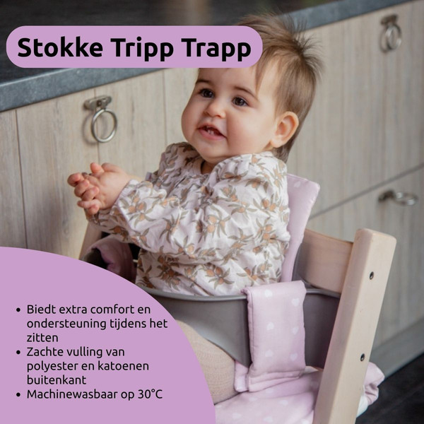 MamaLoes Grijs Meegroei Stoelverkleiner