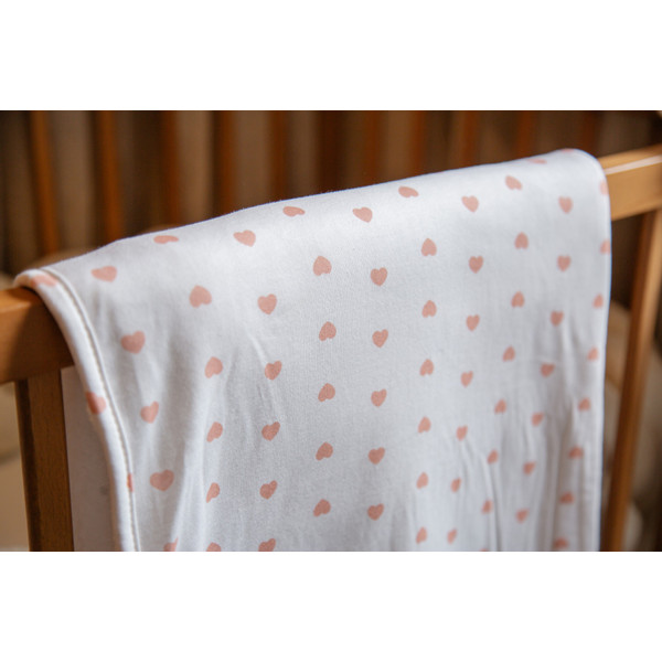 MamaLoes Hartjes Fleece 70x90cm Babydeken ML010613