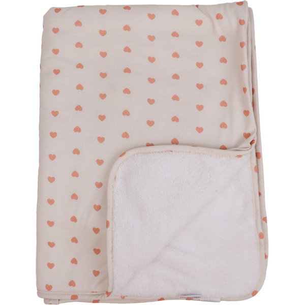MamaLoes Hartjes Fleece 70x90cm Babydeken ML010613