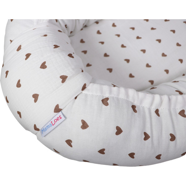 MamaLoes Hartjes Hydrofiel Babynest ML020131