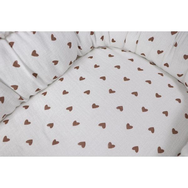 MamaLoes Hartjes Hydrofiel Babynest ML020131