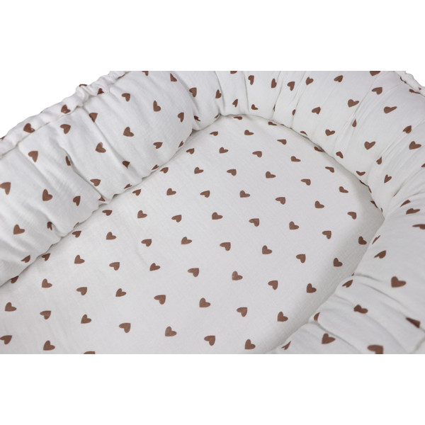 MamaLoes Hartjes Hydrofiel Babynest ML020131