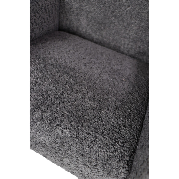 MamaLoes Jamie Antraciet Bouclé Kinderfauteuil ML040706