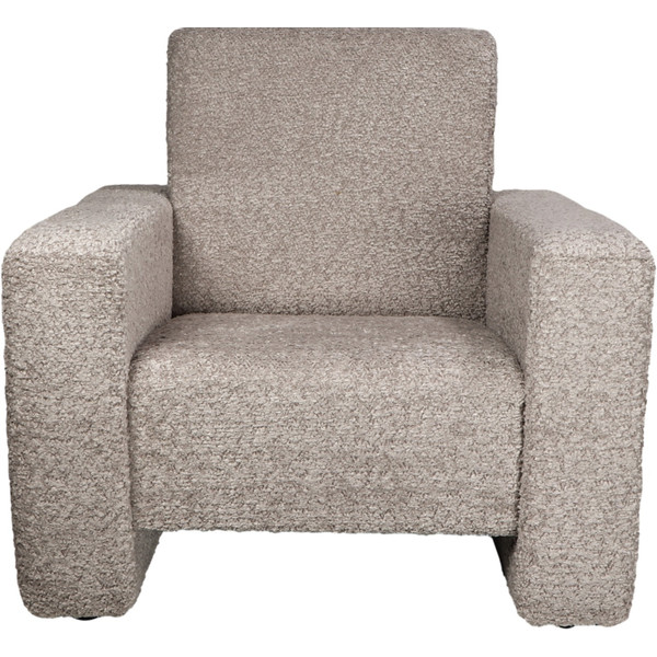 MamaLoes Jamie Taupe Bouclé Kinderfauteuil ML040704