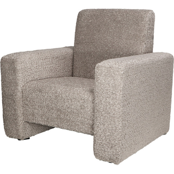 MamaLoes Jamie Taupe Bouclé Kinderfauteuil ML040704