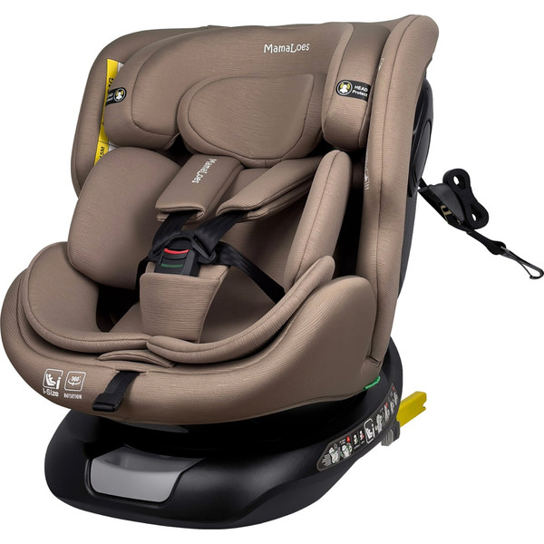 MamaLoes Joah Sand 40-150 cm 360° i-Size Autostoel