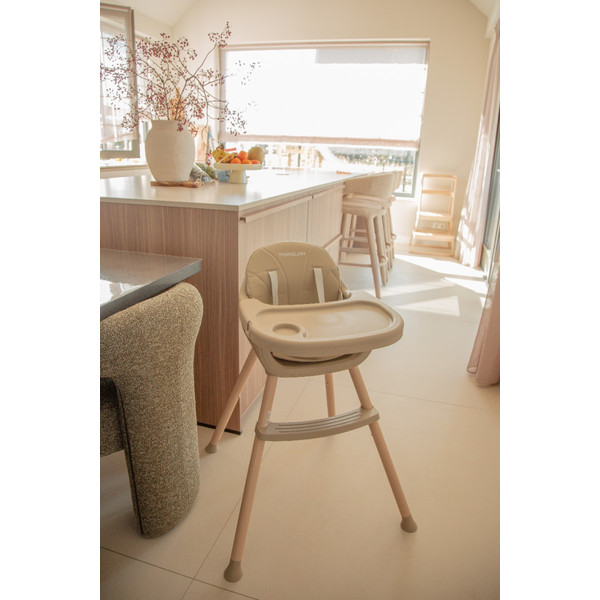 MamaLoes Lily Taupe Kinderstoel