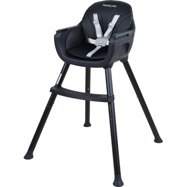 MamaLoes Lily Zwart Kinderstoel