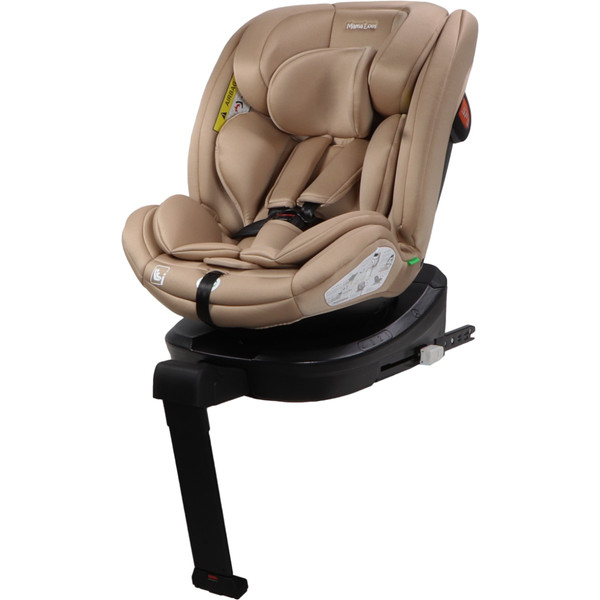 MamaLoes Lio Nougat 40-150 cm 360° i-Size Autostoel - Set van 2