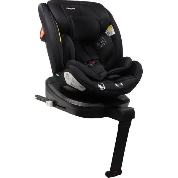 Mamaloes Lio Zwart 40-150 cm 360° i-Size Autostoel ML050221