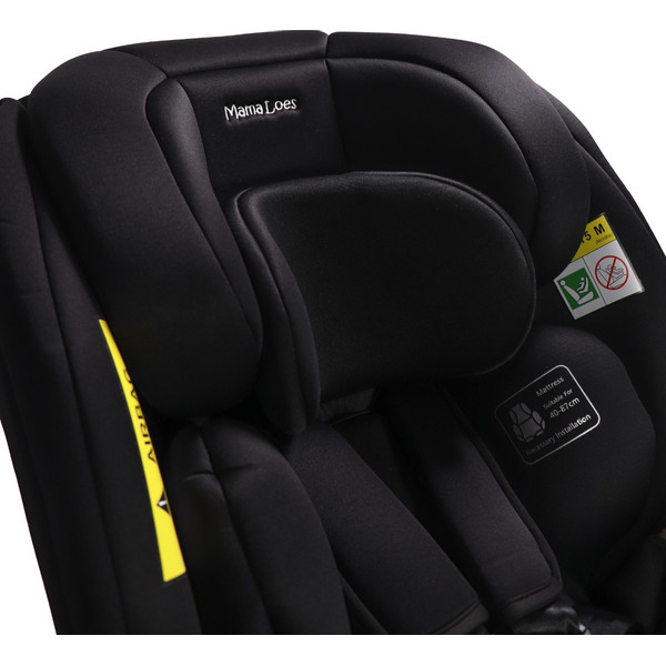 MamaLoes Lio Zwart 40-150 cm 360° i-Size Autostoel - Set van 2
