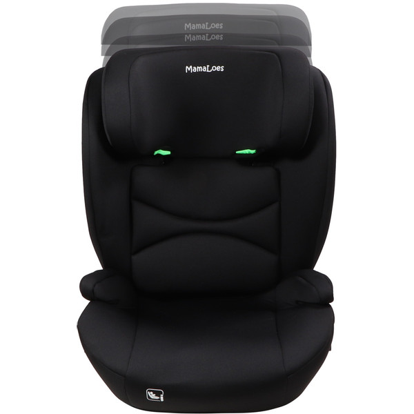 MamaLoes Liv Zwart Isofix 100-150 cm i-Size Autostoel ML050228