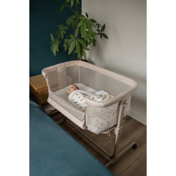 MamaLoes Loua Zwart Wieg aan Bed Co-Sleeper